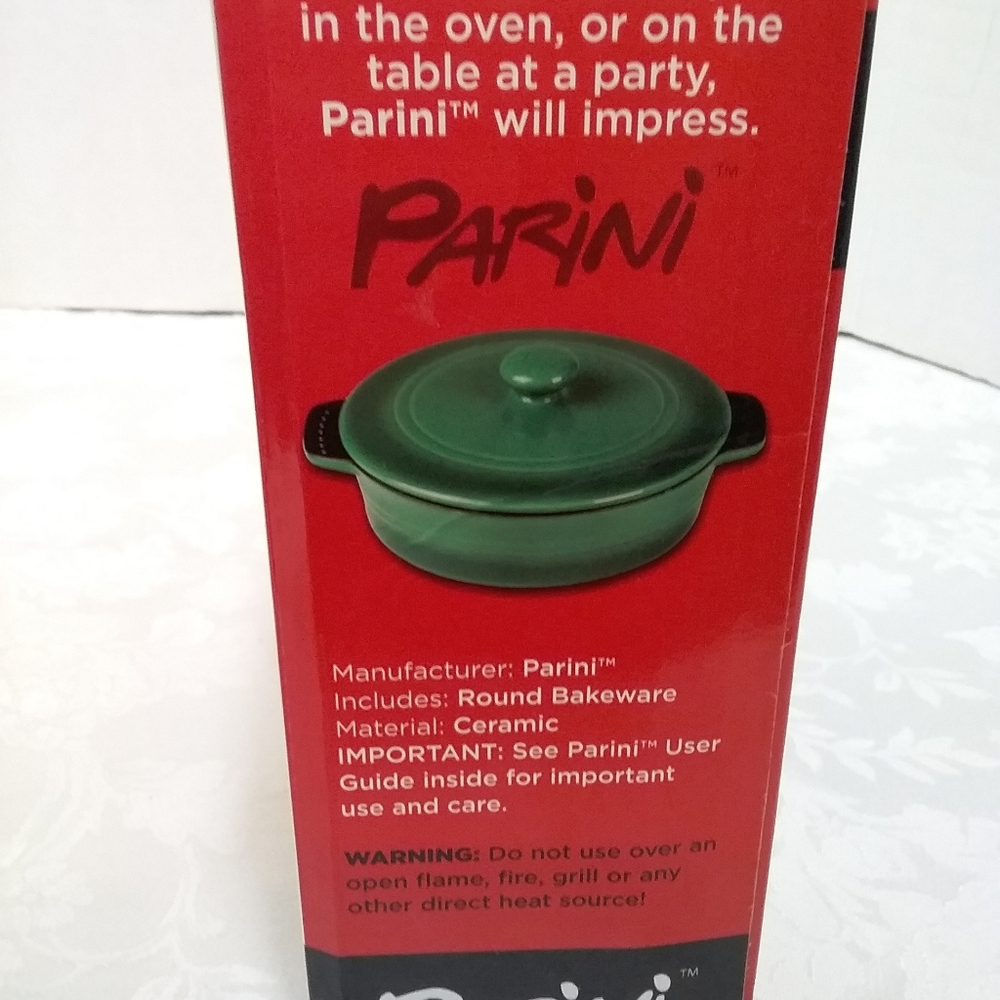 Parini Round Bakeware 1.5 QT Casserole Dish. - Picture 2 of 7